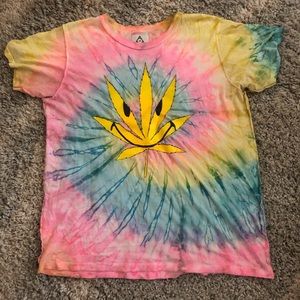 *RARE* UNIF Tie Dye Pot Leaf T Shirt